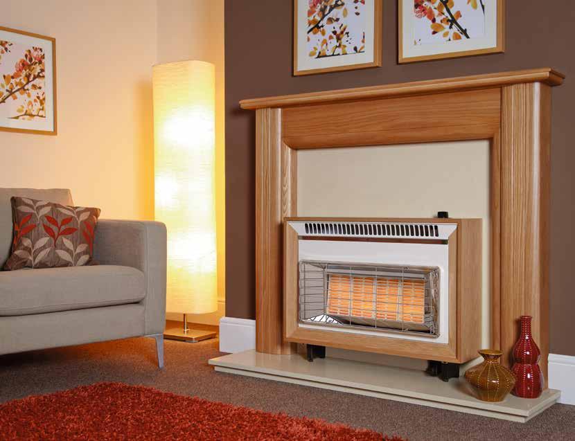 The Waverley, with its beautiful decorative flame effect, is a perfect replacement for a