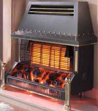 into an existing fireplace and is highly efficient.