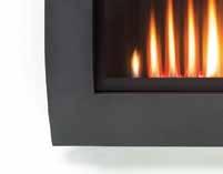 This stunning fire is easy to install as it literally hangs on the wall, rather than slotting into the structure.