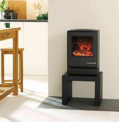 CL3 Electric Stove A wonderful solution for areas that require additional warmth during the colder weather, the smooth, curved lines of the CL3 Electric stove can be enjoyed in all rooms including