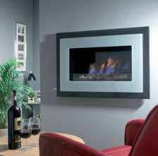 Decorative Flame Effect Hole-in-the-wall Fully Remote Pre- Fabricated Radiant Heat input - high Heat input - low Heat