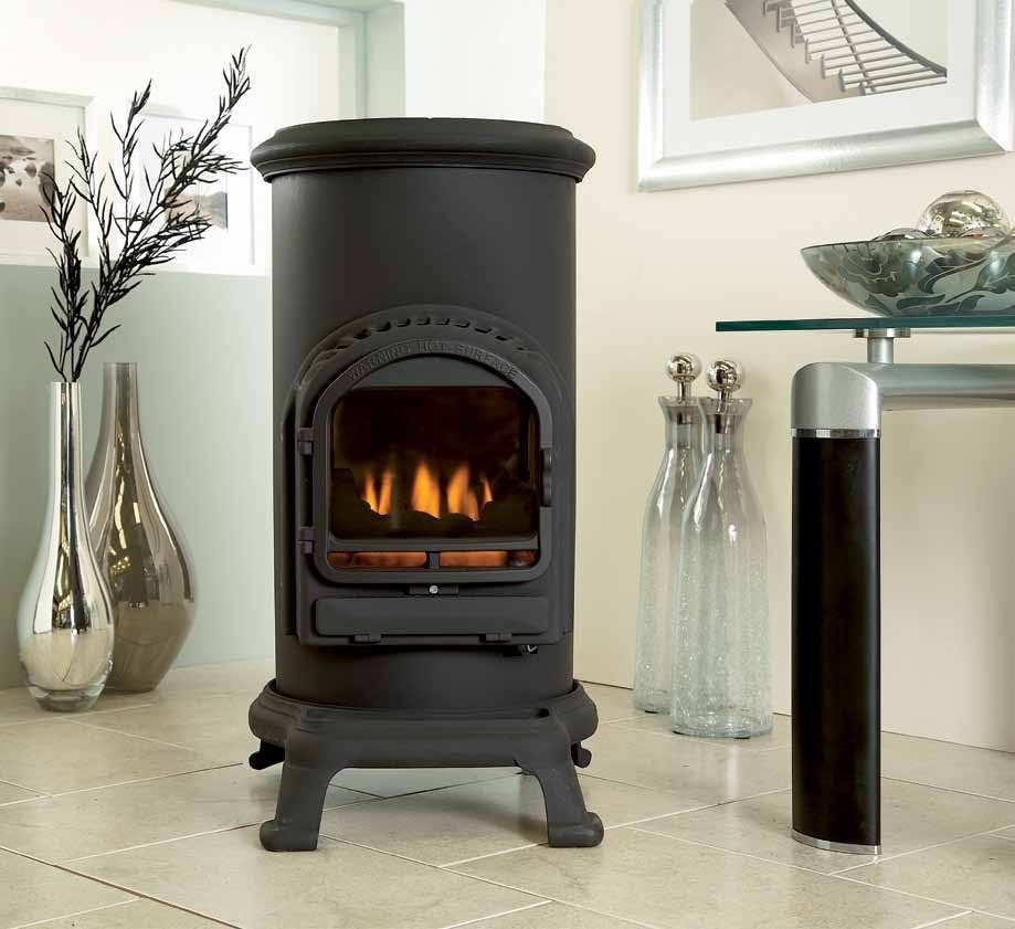 The Thurcroft is a 100% efficient portable stove and the ideal mobile gas appliance with a living flame effect that provides the warmth, appearance