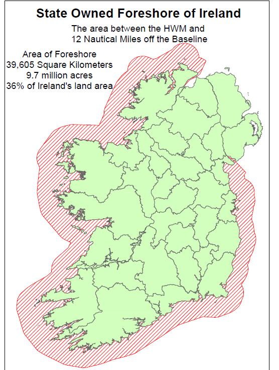 Appendix 1: Map showing extent of foreshore in Ireland 6 6 All the foreshore of