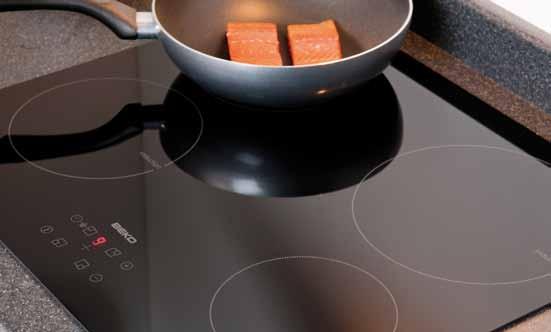 Built-in Hobs Letting Life Happen Beko Electric Hobs Easy-to-Use, Easy-to-Clean With easy-to-use control panels, easy-to-clean smooth surfaces, flexible cooking zones and reliable safety features,