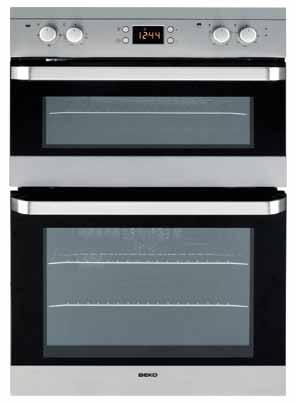 AA AB Fan main oven (massive 65L capacity) 46 litres Conventional top oven & full width fully variable grill (5L
