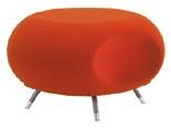 The lip of the back, together with its straight back edge, provides an interesting accent when the chairs are