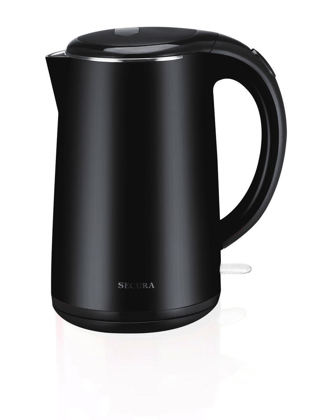 COOL TOUCH ELECTRIC WATER KETTLE MODEL:SWK-1701DB USER INSTRUCTIONS Seamless