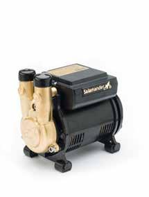 12 SHOWERBOOST 13 CT FORCE Built with robust brass ends and brass impellers this range of pumps has been engineered to be some of the quietest brass pumps on the market.
