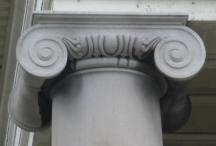 Sometimes a smaller pediment can be seen as decoration above doors,