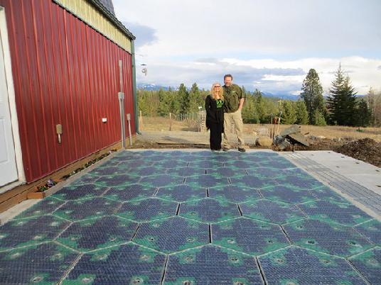 Solar Roadways Step onto the pavement on a hot day & you might get a sense of the energy.