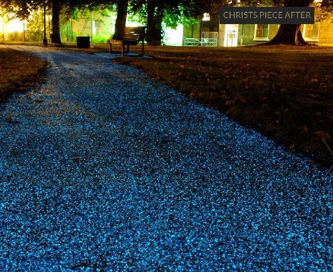 Dazzling STARPATH Pavement UK-based company Pro-Teq has developed a glow-in-the-dark product (liquid product) STARPATH that can