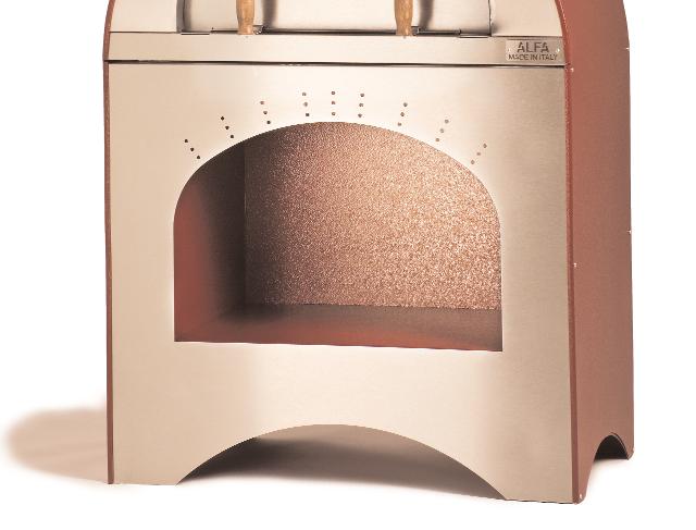 cm 15 Pizza Capacity 3 Total Height cm 197 Bread Capacity Kg 3 Weight Kg 110 Includes: oven door - chimney flue - chimney cap Optional Accessories: wood