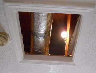 Locate The Fire Light Smoke Use the scuttle hole In older homes, these may be difficult to locate;