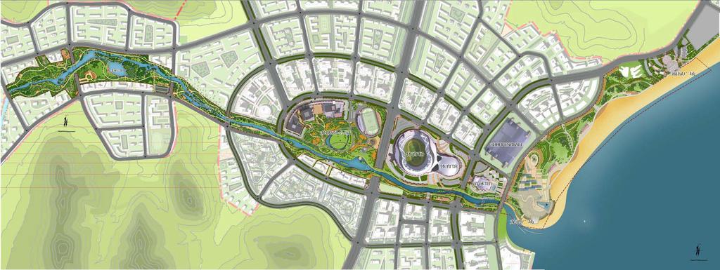 Huludao Longwan Central Business District Landscape Planning & Design