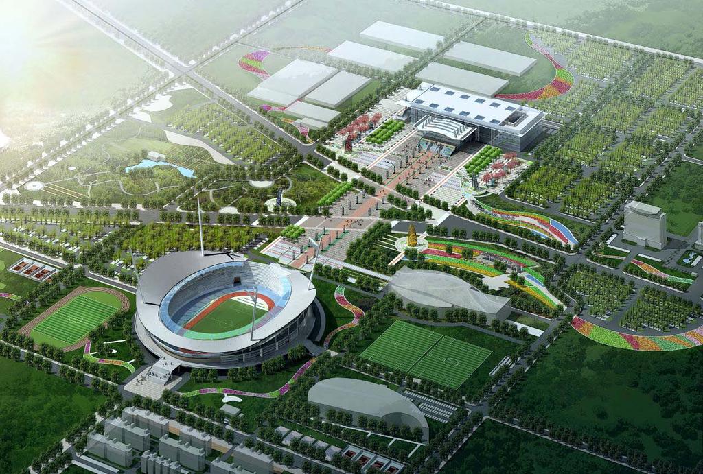 Shouguang International Exhibition Center Plaza Design