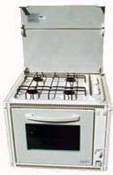 BURNER OVEN/ GRILL NOT SUITABLE FOR MARINE USE 304 grade s/steel. Compact with two position grill tray and piezo ignition.