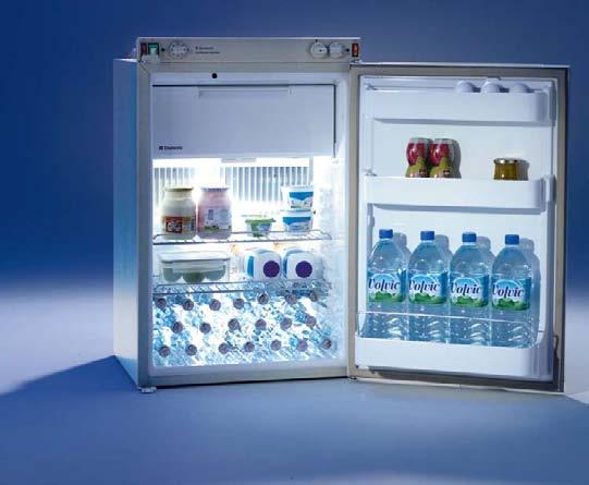 4-Series Absorption refrigerators highlights at a glance RM 4401 LM 4 Robust design at a good price 1 User-friendly control panel ON/OFF switch and turning knob for all functions the control panel