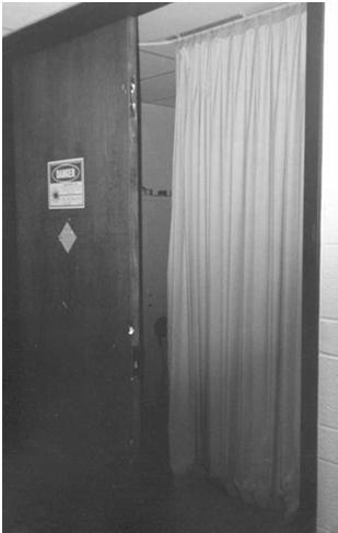 Entryway controls Using curtain 67 Door signs with procedures With proper info on laser type, wavelength,