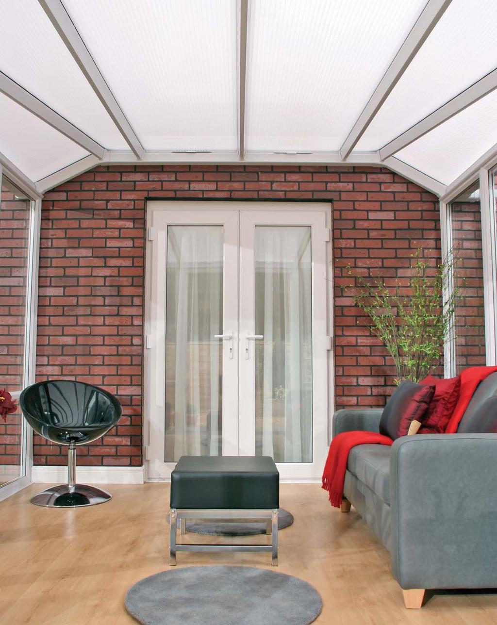 Also new to the fold is Uzone Elevation Plus with its unique hipped wings it creates a more light and airy feel to the lean-to.