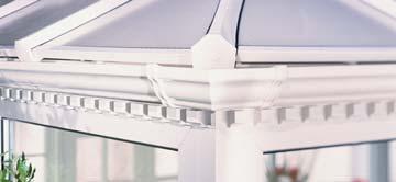 Glazing options Another important decision to make when designing your conservatory is the choice of glazing material for the roof glass or polycarbonate?