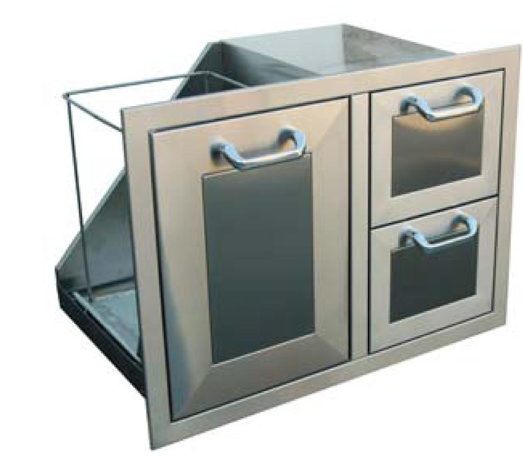 Propane/Trash Single and Combo Storage Designed to provide the ultimate in versatility, single or