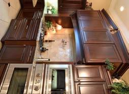 Wood fronts on all appliances Granite