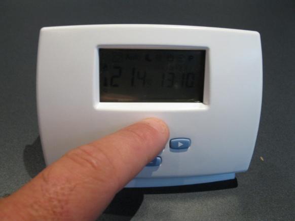 This can be tested this by pressing the plus (+) button the controls the temperature setting on the LCD display, to raise the temperature above the current room temperature.