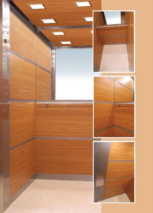 Lar Lima - Lateral Walls: Different laminate finishes.