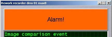 NOTE An alarm can only be reset when the alarm window is open. It cannot be reset using the context menu.