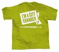 City Changer with a tag line to address