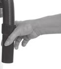 Attach tools by firmly pushing onto vacuum hose or
