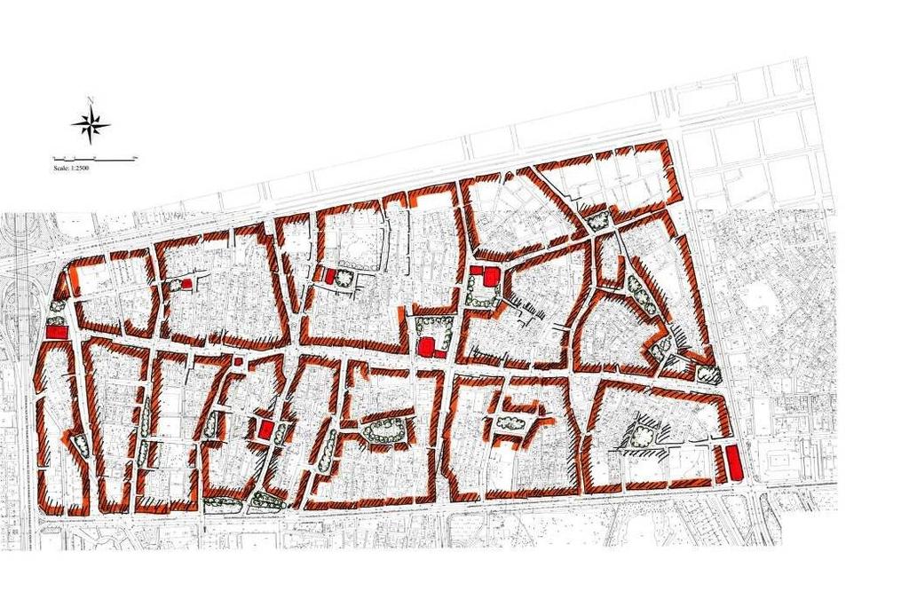 Master-plan Proposal The Master-plan proposal needs to build upon the existing neighborhood urban structure, creating a new