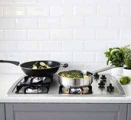 CERAMIC Practical and easy to clean, most of our ceramic cooktops have variable cooking zones that provide even and
