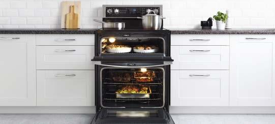 You can opt for two ovens in one range a good choice if you like to cook several dishes at once.