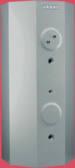 High-efficiency Stainless Steel domestic hot water coil provides ample, mains pressure hot water.