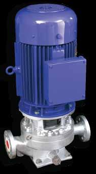 Vertical In-line, Process Pumps SPN Radially split, vertical in-line centrifugal pump Foot