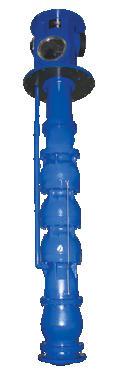 0 LS Barge Pump Vertical self-contained pump Primary self-priming 1st stage impeller Capable of handling air and product for efficient stripping Vertical unit requires minimal space Handles large