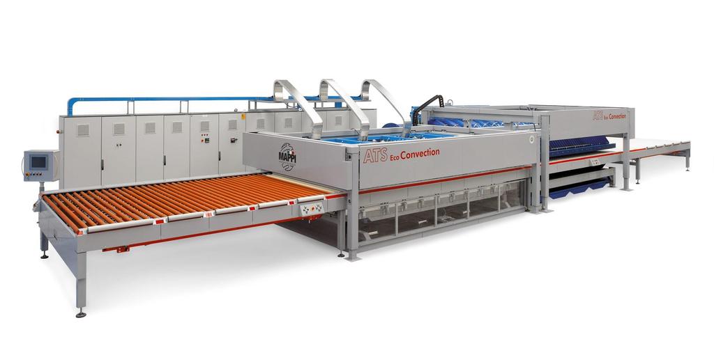 Mappi high quality tempering systems for the glass industry stand out