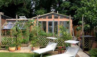 Garden Lodges Our bespoke Garden Lodges If a pitched roof Garden Room with a spacious vaulted ceiling is more your style, with or without gable -end glazing, we can design you a statement Garden