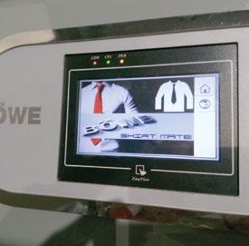 operator to select different ironing modes, adjust the optimal blowing