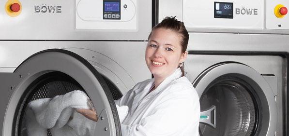 Washer extractors Tumble Dryers The new range of BÖWE front loading washer extractors BWH provides a large range of capacities from 10 to 120 kg load and now also a new 35 kg load machine.