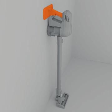 With the wall bracket attached, stand the vacuum close to the wall,