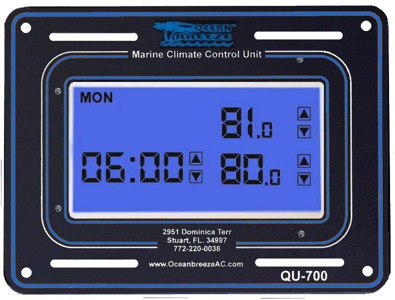 Ocean Breeze Model QU700 Programmable Digital Touchscreen Climate Control Ocean Breeze 2951 SE