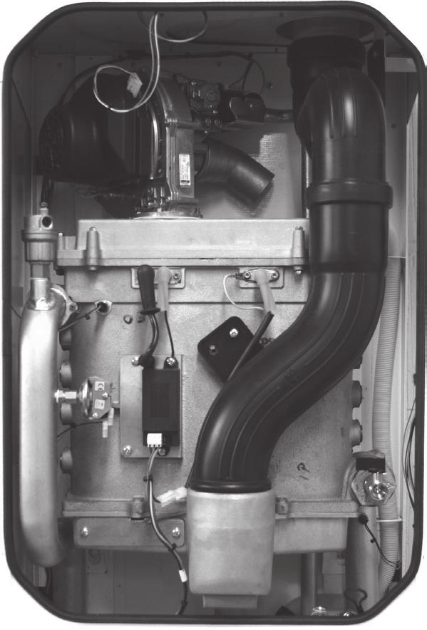 Remove the front panel (Refer to frame 53). 3. Isolate the water circuit and drain the boiler. 4.