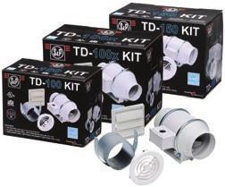 TD-MIXVENT Bathroom Exhaust Kits If the strongest, quietest, bathroom exhaust system is what you seek look no further.