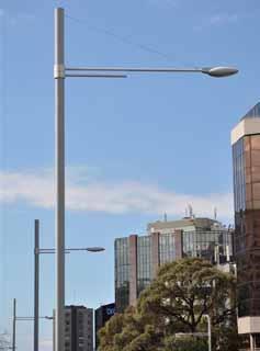 3-4 Proposed street lighting strategy Proposed lighting upgrade on Dee and reets (retaining existing poles, retrofit existing lamps) Proposed brand new poles and lamps Existing