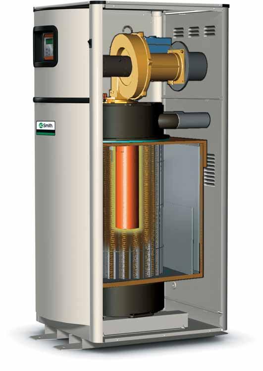 GAS WATER BOILERS A E Combustion air intake self adjusting, no air shutter required.
