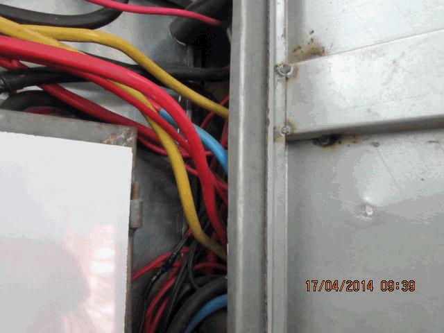 FINDINGS AND RECOMMENDATIONS E- 1 Cables terminating at panel are not firmly fixed.