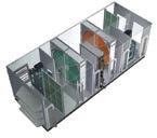 variety of heating and cooling options Indoor or outdoor installation Airflow capacities range from 2,000 to 70,000 CFM