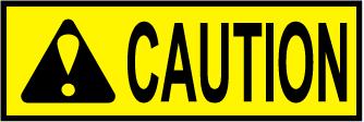 CAUTION used without the safety alert symbol indicates a potentially hazardous situation which, if not avoided, may result in property damage.